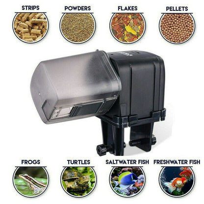 WiFi Automatic Fish Food Feeder Pet Feeding Aquarium Tank Pond Dispenser USB