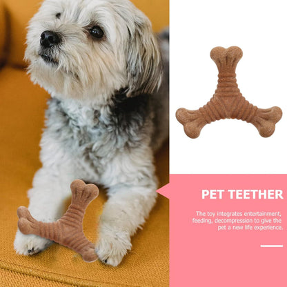 Pet Teething Stick Puppy Teething Toy Puppy Puzzle Toys Chew Toys For Dogs Cat Teasing Toy Dog Teething Chew Toy Puppy Dental Care Puppy Toy Dog Molar Toy Nylon Missing Food Snack